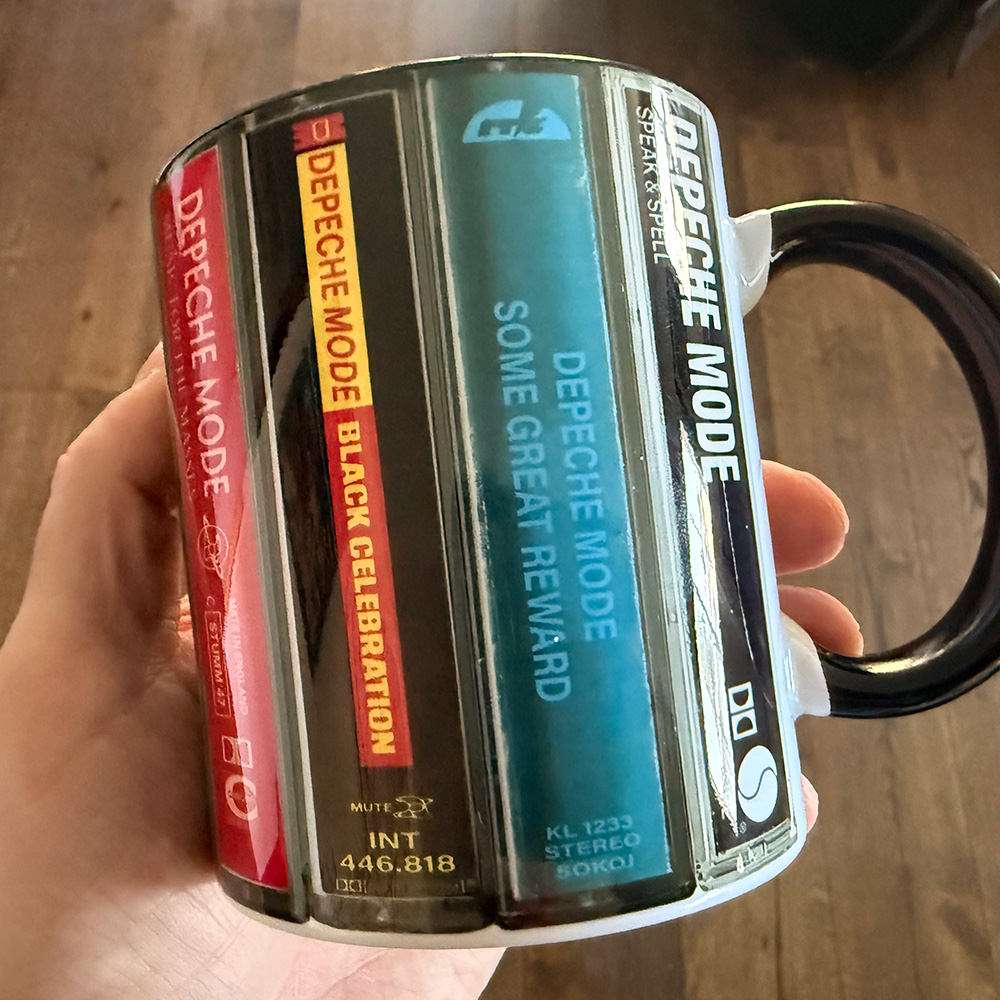 A Depeche Mode Cassette Mug!