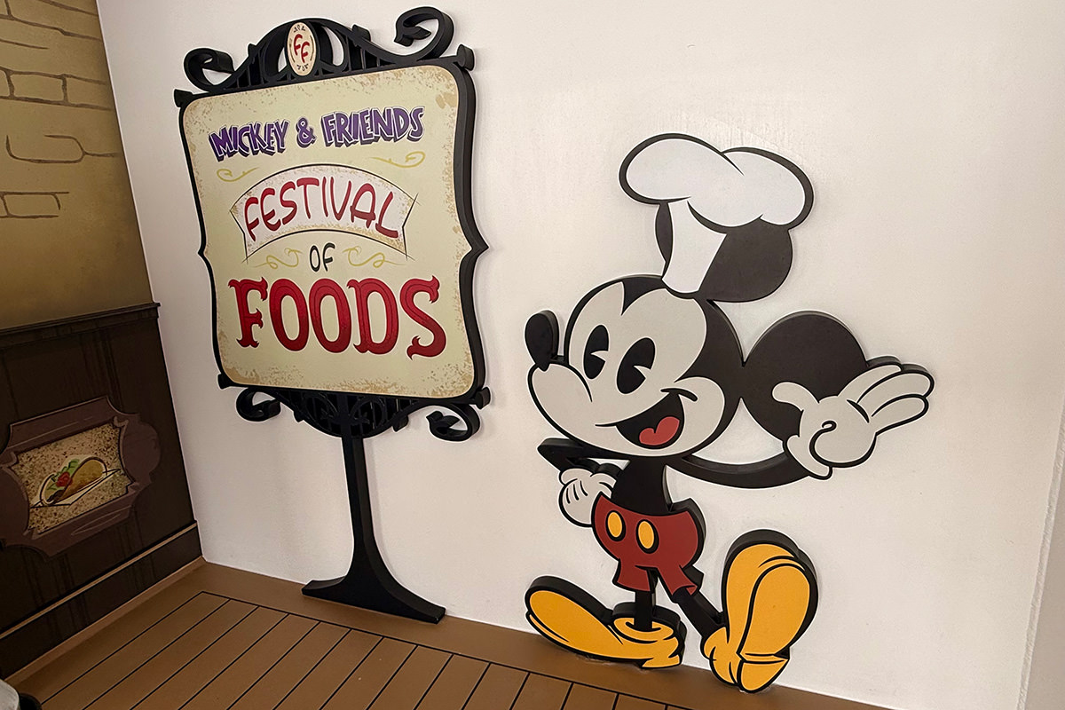 The Fesitval of Foods sign!
