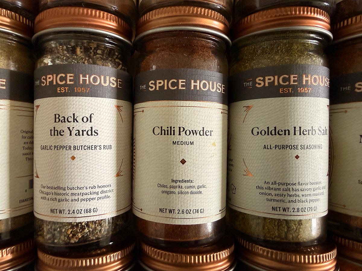 Mismatched Spice House labels!