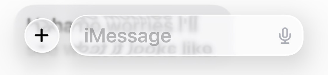 Busy background for GUI elements makes reading difficult.