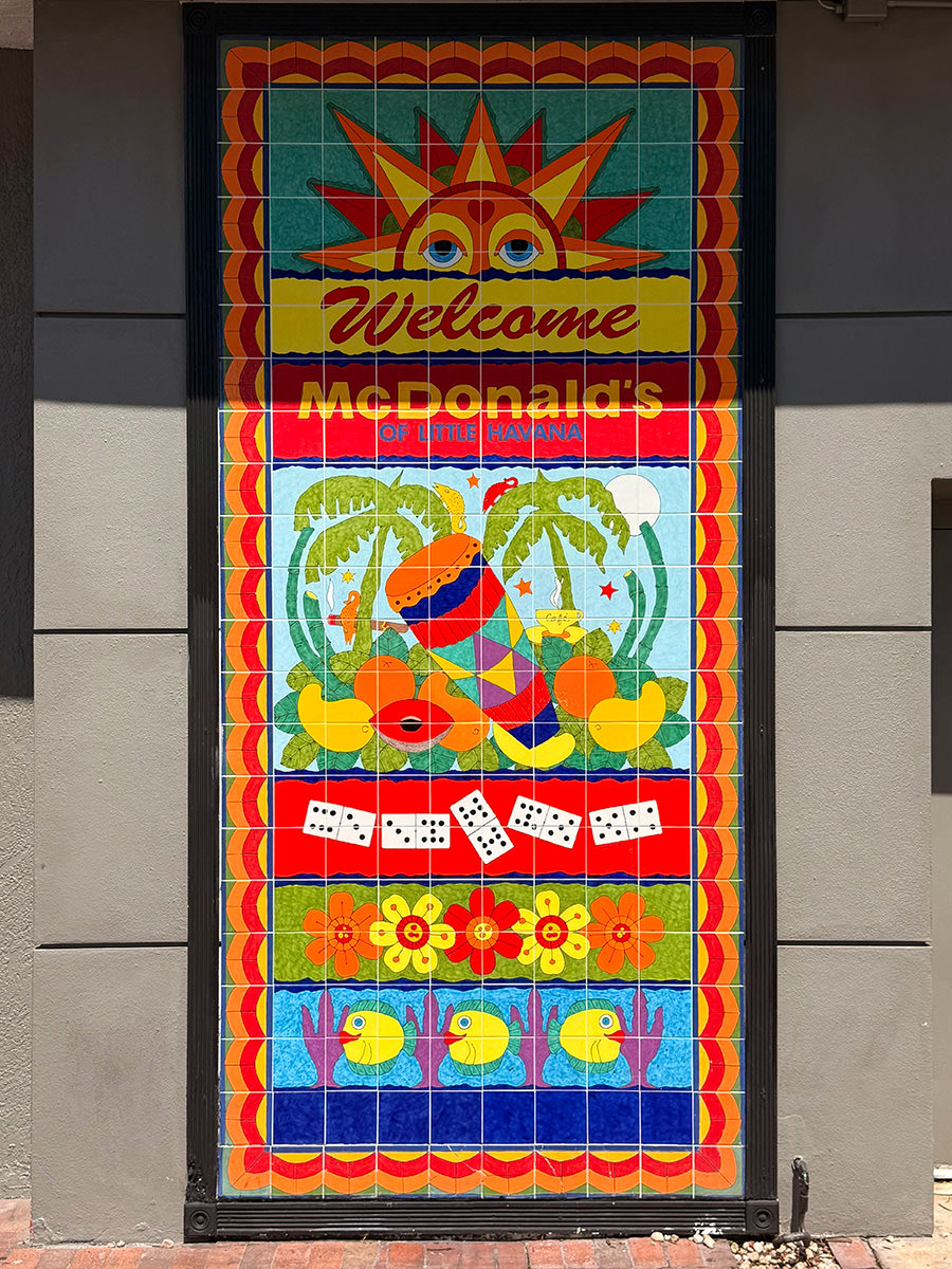 McDonald's Street Art in Little Havana Miami