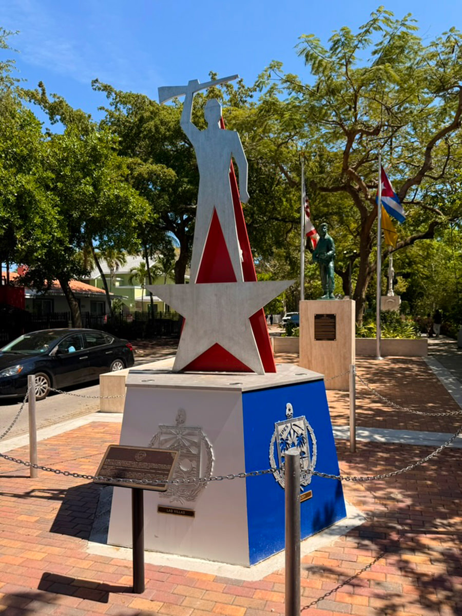 Bay of Pigs Monument in Little Havana Miami