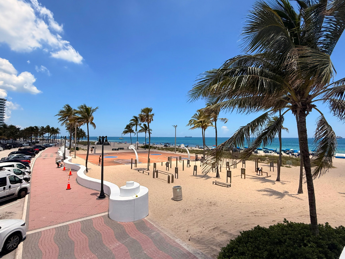It's the beach at Fort Lauderdale!