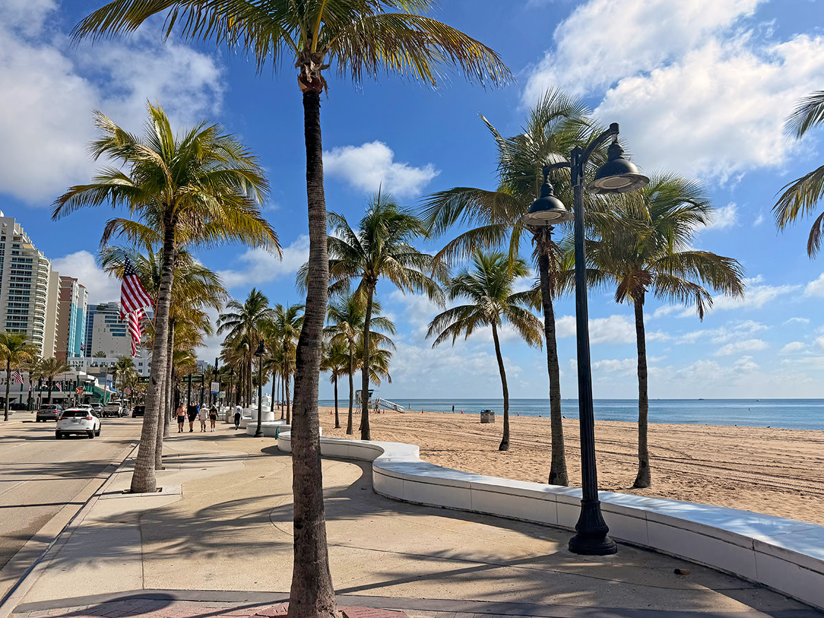 It's the beach at Fort Lauderdale!