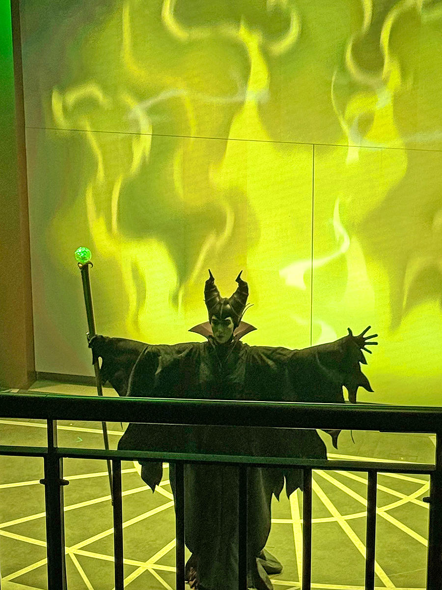 Maleficent casting a spell