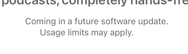 Coming in a future software update.
Usage limits may apply.