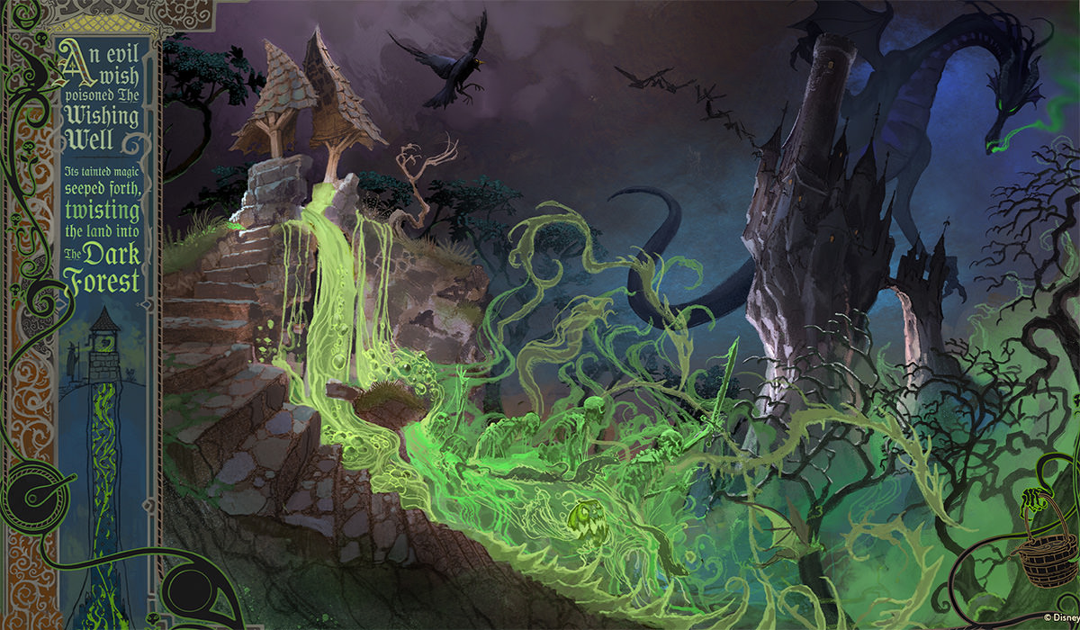 Scary Maleficent Coaster Rendering