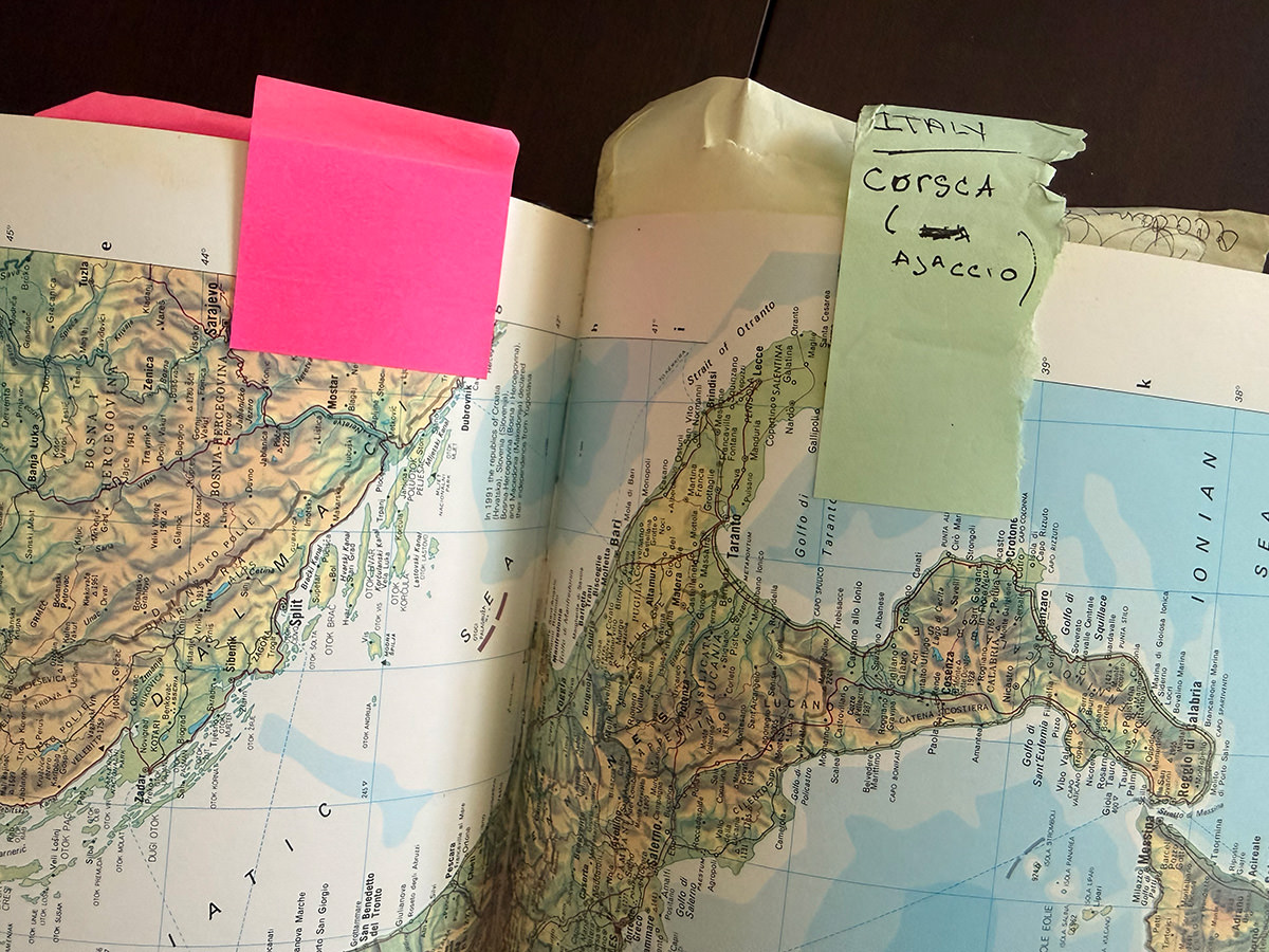 Mom's Atlas with Bookmarks.